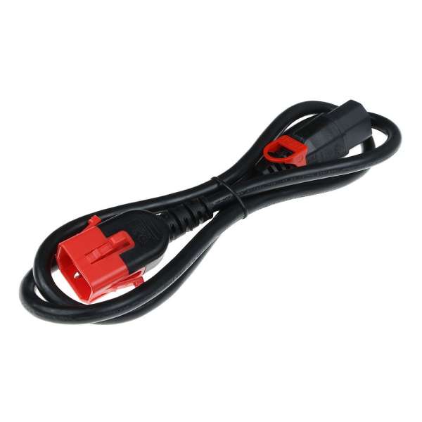 ACT Powercord C13 IEC Lock+ - C14 IEC Lock Dual Locking 3m Black