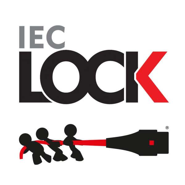 ACT Powercord C13 IEC Lock+ - C14 IEC Lock Dual Locking 3m Red