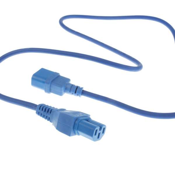 ACT Powercord C14 - C15 1,2m Blue