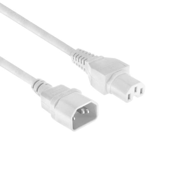 ACT Powercord C14 - C15 2m White