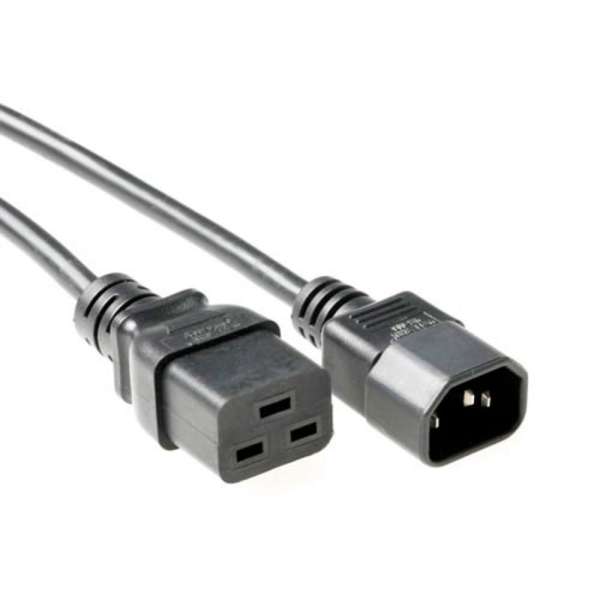 ACT Powercord C14 - C19 1m Black