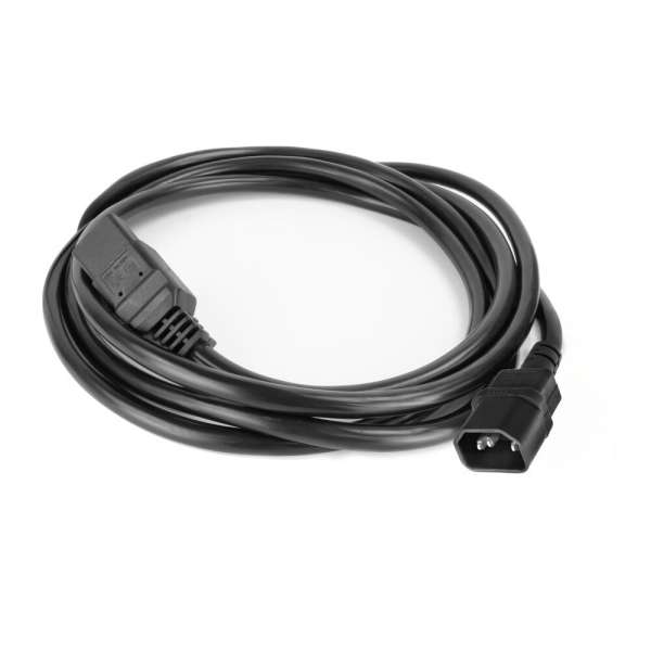 ACT Powercord C14 male- C21 famale 2,5m Black