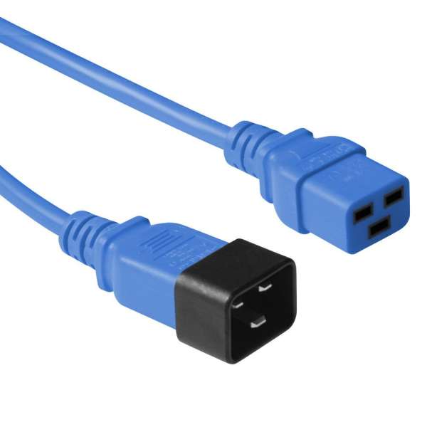 ACT Powercord C19 - C20 1,8m Blue