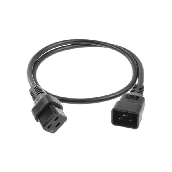 ACT Powercord C19 IEC Lock - C20 3m Black