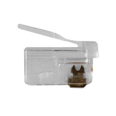ACT RJ12 (6P/6C) modulaire connector for round cable with stranded conductors 25db/csomag