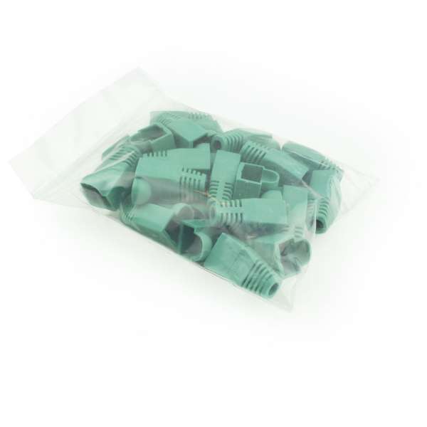 ACT RJ45 boot for 5.5 mm cable 25db Green