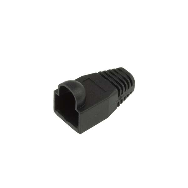 ACT RJ45 boot for 6.5 mm cable 25db Black