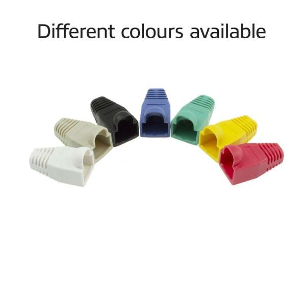 ACT RJ45 boot for 6.5 mm cable 25db Black