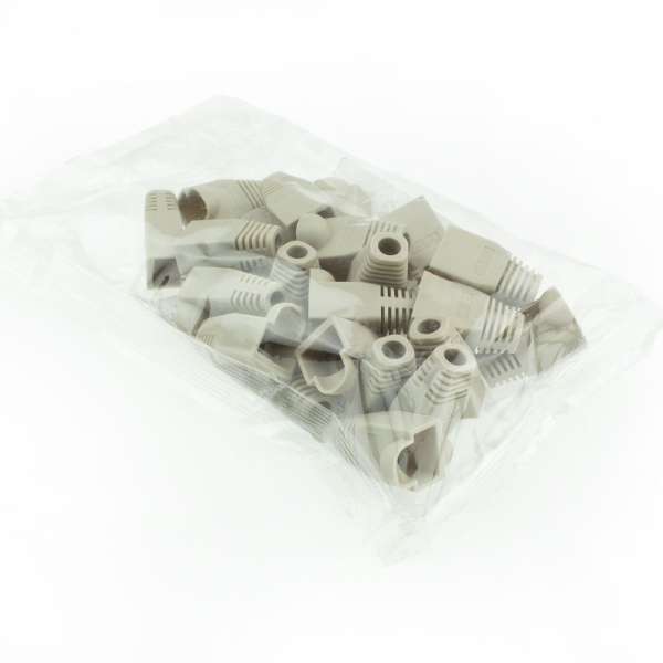ACT RJ45 boot for 6.5 mm cable 25db Grey