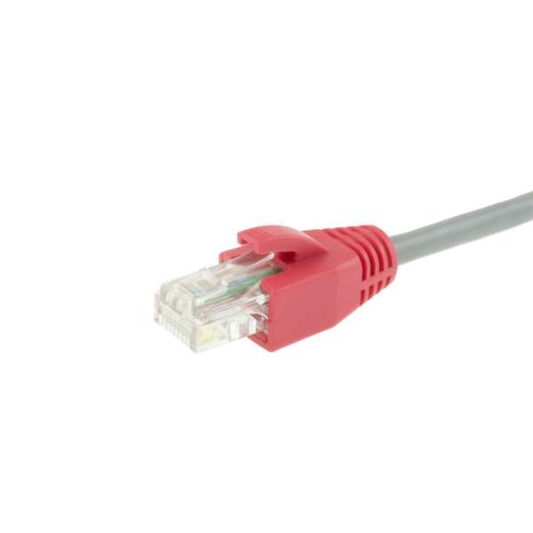 ACT RJ45 boot for 7.0 mm cable 25db Red