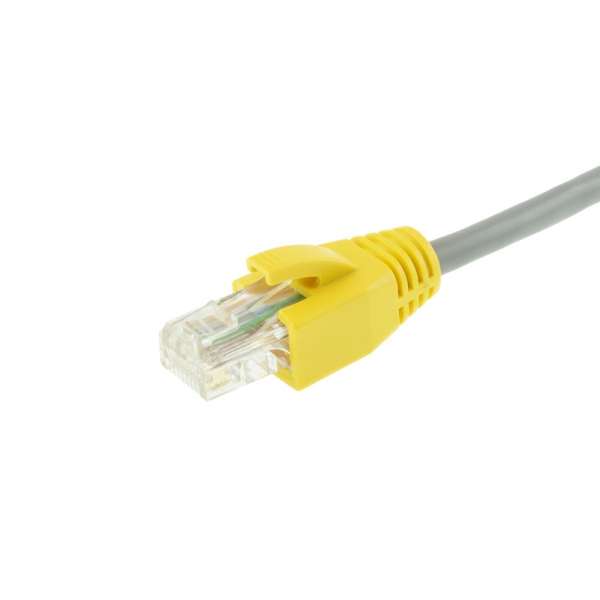 ACT RJ45 boot for 8.0 mm cable 25db Yellow