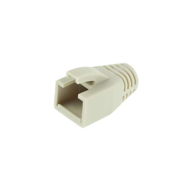 ACT RJ45 boot for 8.0 mm cable 25db Grey