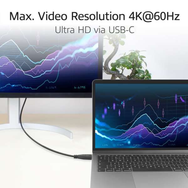 ACT USB 3.0 60W USB Type-C (straight) to USB Type-C (left/right angled) Cable 1m Black