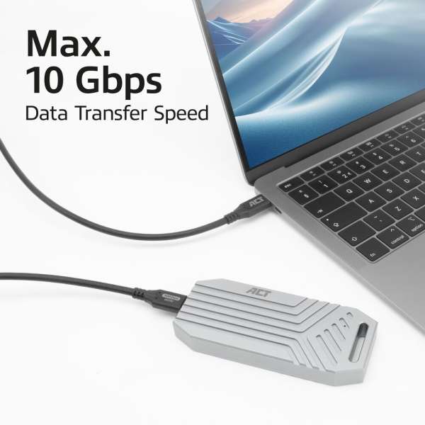 ACT USB-C to USB-C cable 2m Black