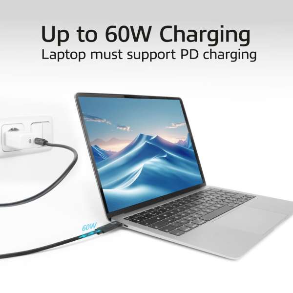 ACT USB-C to USB-C cable 3m Black