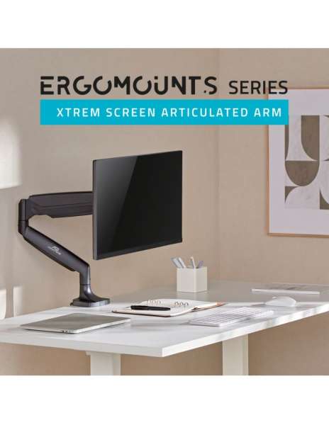 Advance ErgoMounts Xtrem 17"-45" Monitor Console Black