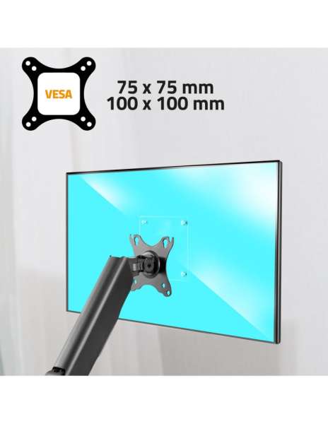 Advance MecaMount Dual 17"-32" Monitor Console Black