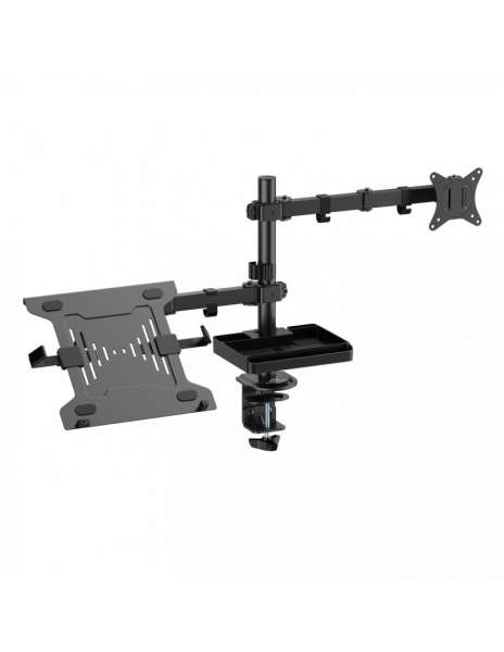 Advance XtendMounts Dual 17"-32" Monitor Console Black