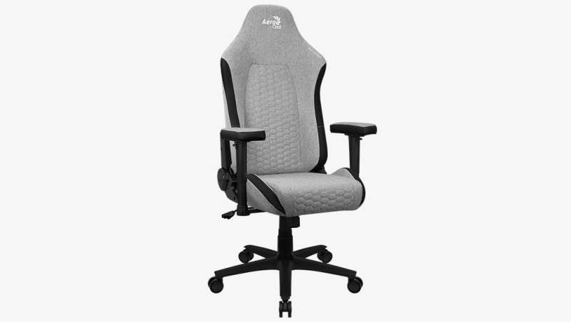 Aerocool CROWN AeroWeave Gaming Chair Ash Grey