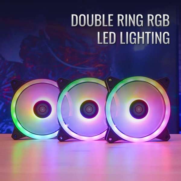 Aerocool Duo 12 Pro 12CM ARGB FANS