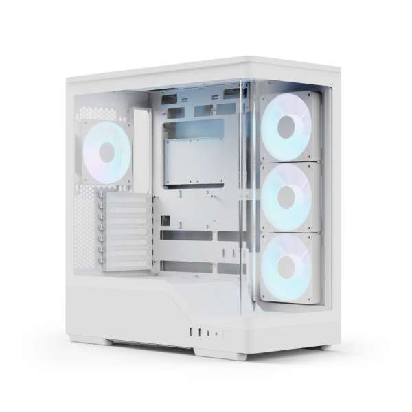 Aerocool P500A Tempered Glass White