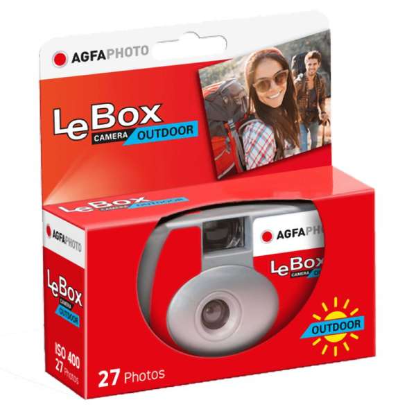 Agfaphoto LeBox Outdoor Grey/Red