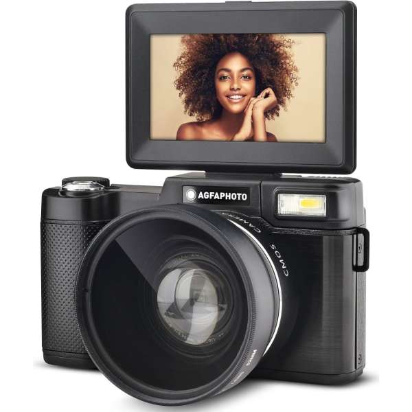 Agfaphoto Realishot VLG4KDIG Vlogger Camera Black