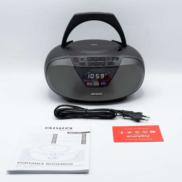 Aiwa BBTU-400 Boombox Black