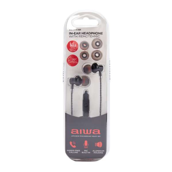 Aiwa ESTM-50BK In-Ear Headphone Black