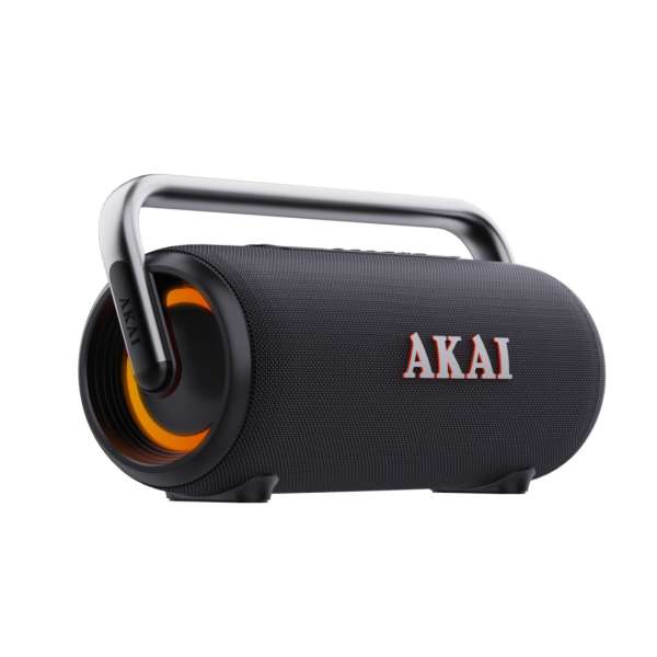 Akai 1.0 Waterproof Portable Bluetooth Speaker 60W Black