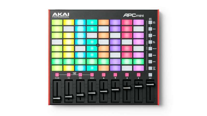 Akai APC Mini MK2 Ableton Live controller Keverőpult Black/Red