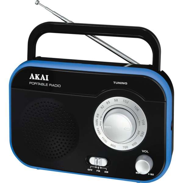 Akai PR003A-410B Hordozható Rádió Black