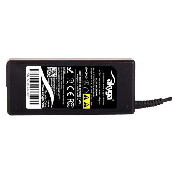 Akyga AK-ND-08 19V / 4,74A 90W 4,8x1,7mm univerzális hálózati notebook töltő