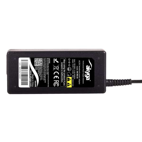 Akyga AK-ND-25 19,5V / 3,33A 65W 4,5x3mm HP hálózati notebook töltő