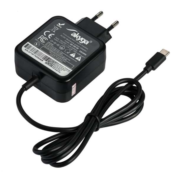 Akyga AK-ND-60 5-20V / 3A 45W Type-C univerzális hálózati notebook töltő