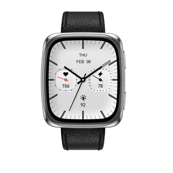 Amazfit Active 2 (Square) Premium Black Leather