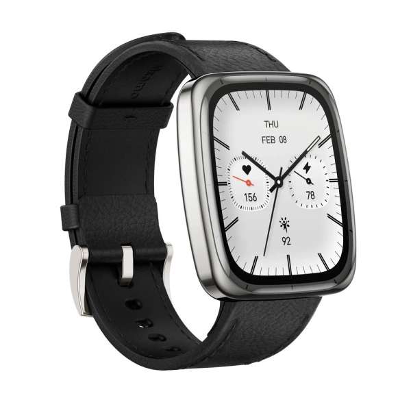 Amazfit Active 2 (Square) Premium Black Leather