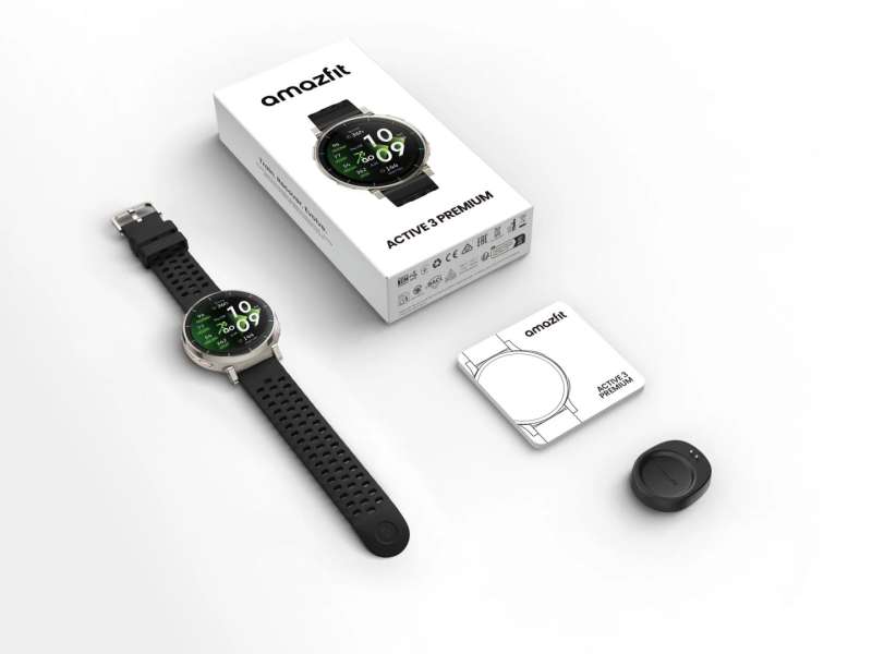 Amazfit Active 3 Premium NFC Apex Silver