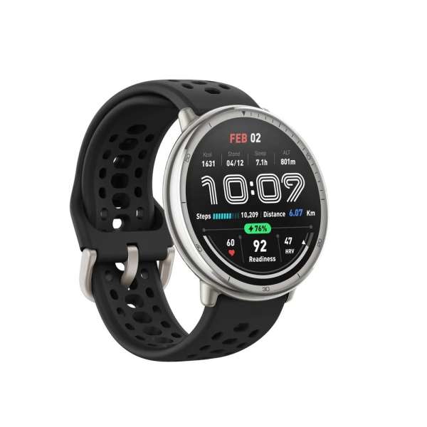 Amazfit Active 2 (Round) Black Sport Silicone