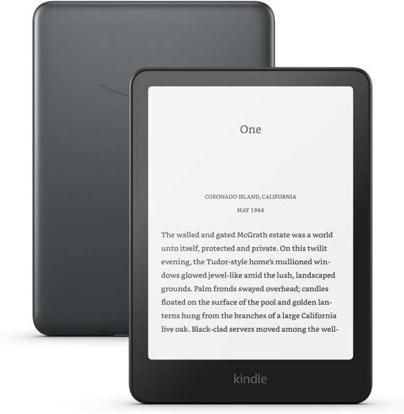 Amazon Kindle Paperwhite Signature Edition (2024) 7" E-book olvasó 32GB Metallic Black (Reklám mentes)