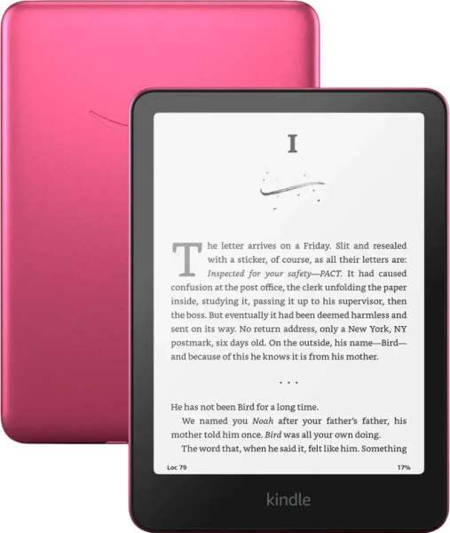 Amazon Kindle Paperwhite Signature Edition (2024) 7" E-book olvasó 32GB Metallic Raspberry (Reklám mentes)