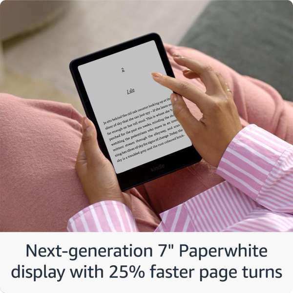 Amazon Kindle Paperwhite (2024) 7" E-book olvasó 16GB Jade (Reklámos verzió)