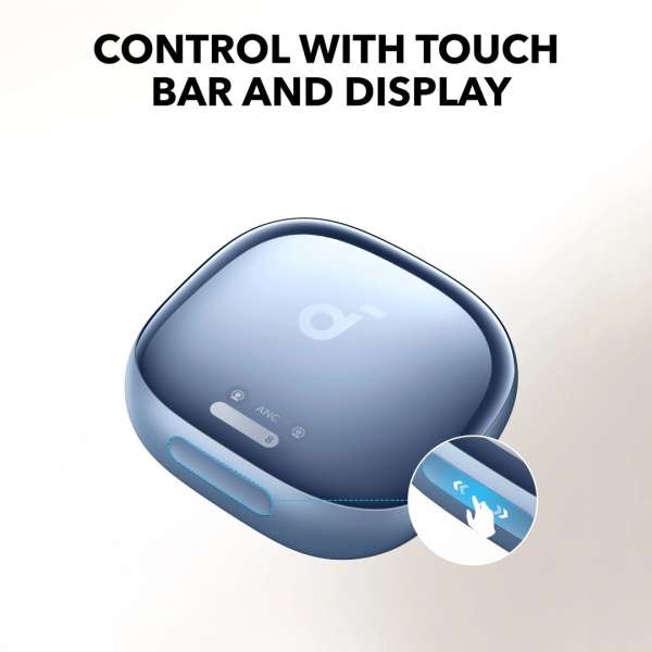 ANKER Soundcore Liberty 4 Pro Noise Cancelling True-Wireless Earbuds Glossy Light Blue