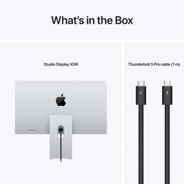 Apple 27" Studio Display XDR (Standard Glass - Tilt- and Height-Adjustable Stand) LED