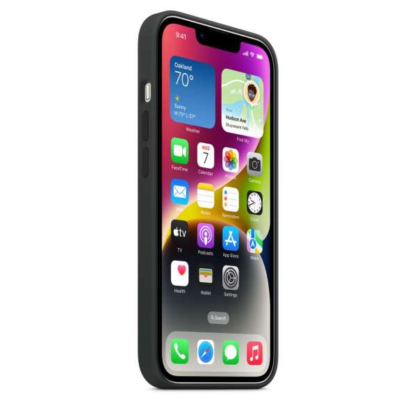 Apple iPhone 14 Silicone Case with MagSafe Midnight
