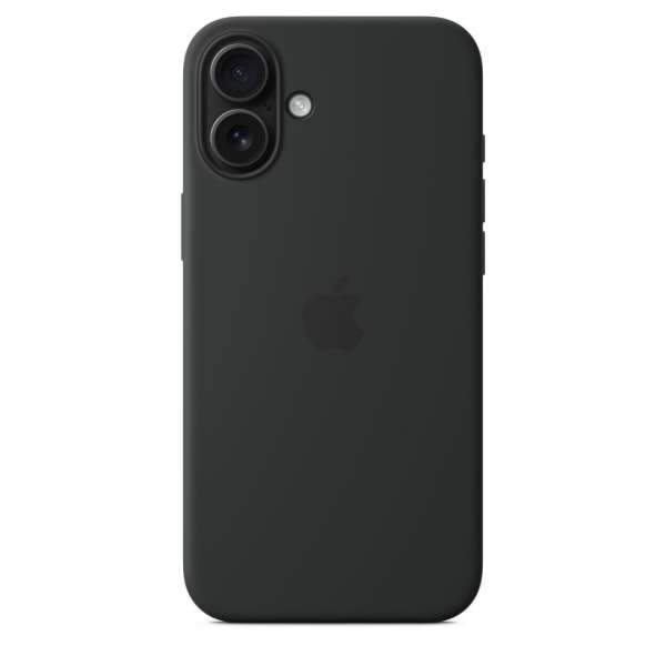Apple iPhone 16 Plus Silicone Case with MagSafe Black