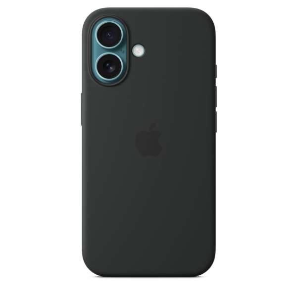 Apple iPhone 16 Silicone Case with MagSafe Black