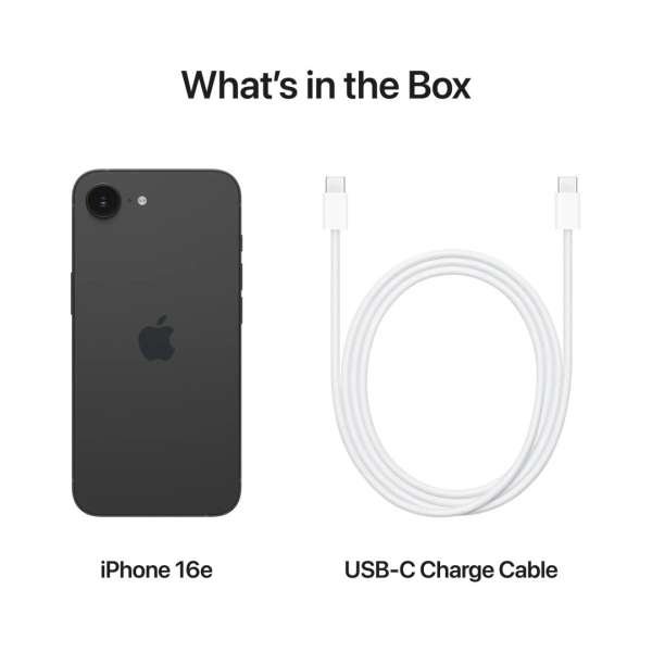 Apple iPhone 16e 128GB Black