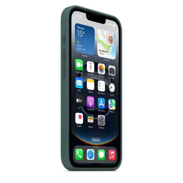 Apple iPhone 16e Silicone Case Lake Green