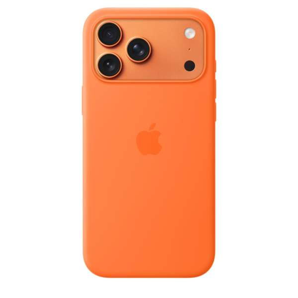 Apple iPhone 17 Pro Max Silicone Case with MagSafe Orange